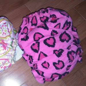 2 beanpop os fitted diapers